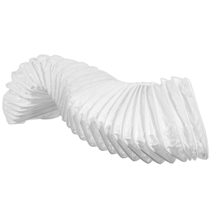 PVC Flexible Duct Vent Rectangular HVAC Hose (110mm x 55mm, 3 Metres)