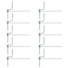 Gutter Rise & Fall Bracket Universal Galvanised Steel Adjustable Fascia Support Kit (Pack of 10)