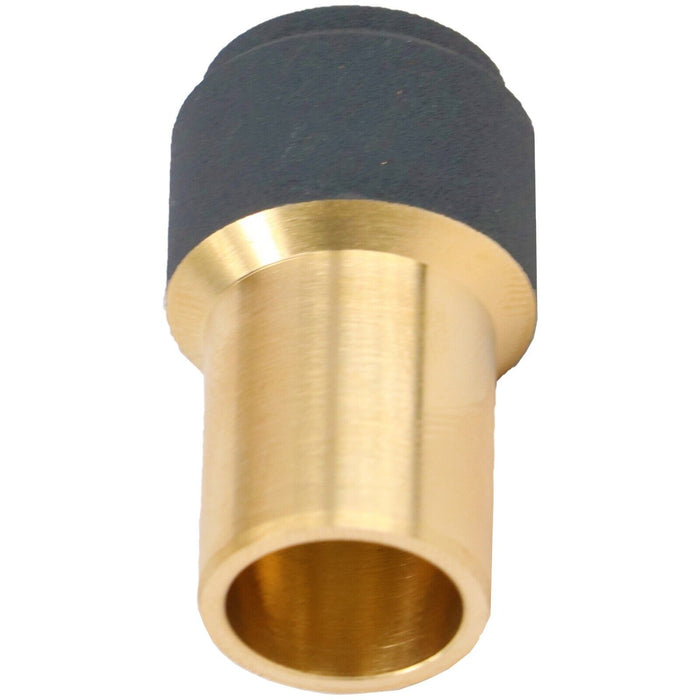 Radiator Valve 15mm x 10mm Anthracite Pushfit Reducing Straight Speed Fit Compression Stem