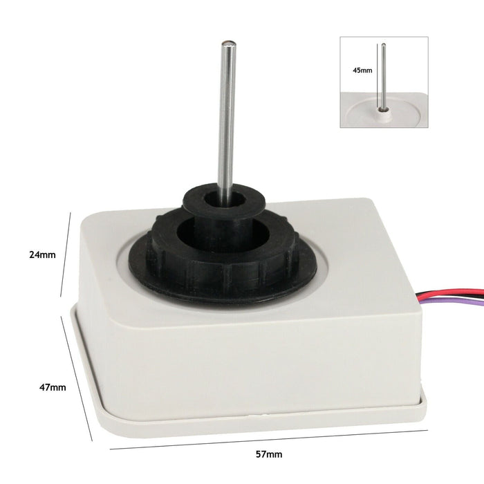 Fan Motor for Fridge Freezer American Refrigerator + Seals 4w 2v 145 1450RPM
