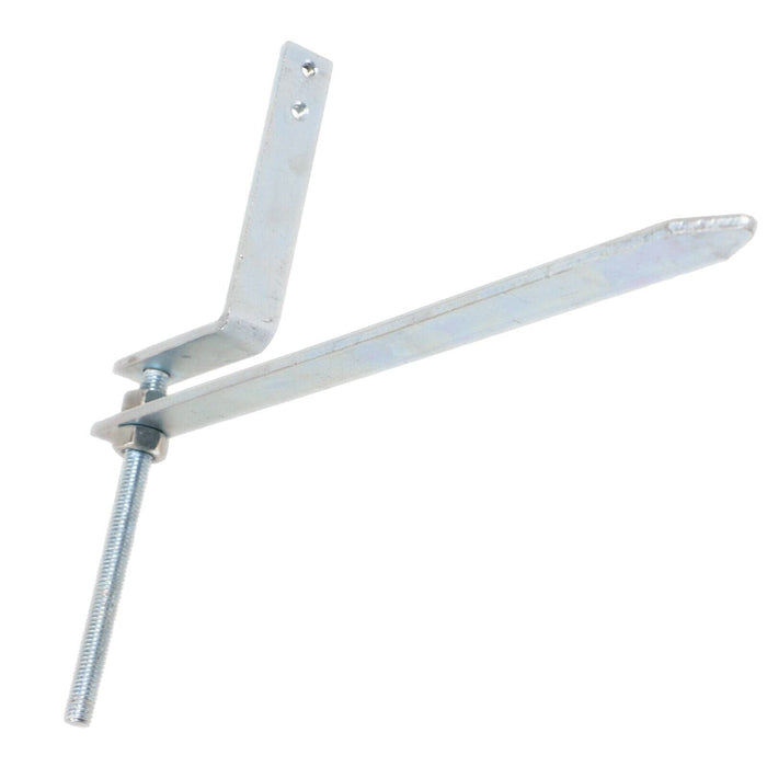 Gutter Rise & Fall Bracket Universal Galvanised Steel Adjustable Fascia Support Kit (Pack of 5)