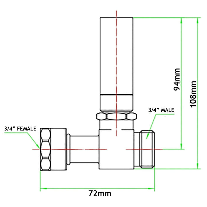 Water Hammer Arrestor 3/4" Brass Washing Machine / Dishwasher Pipe Noise Stop