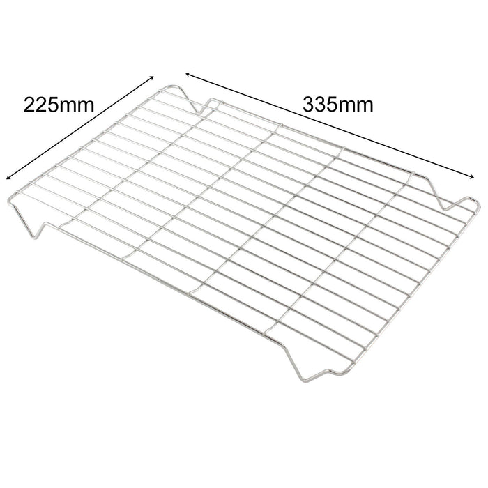 Small Grill Pan Rack Insert Tray for Indesit Oven Cookers (335mm x 225mm)