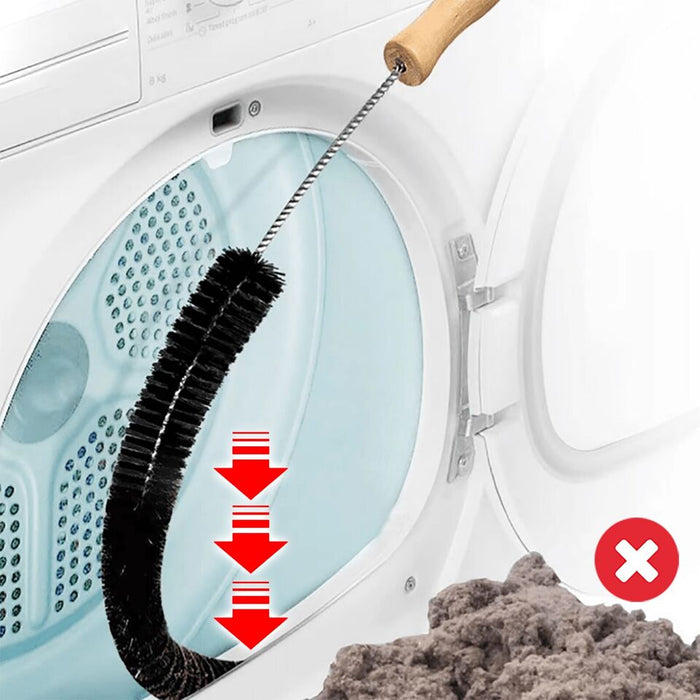 Long Reach Cleaning Brush Radiator Washing Machine Tumble Dryer Lint Dust Tool