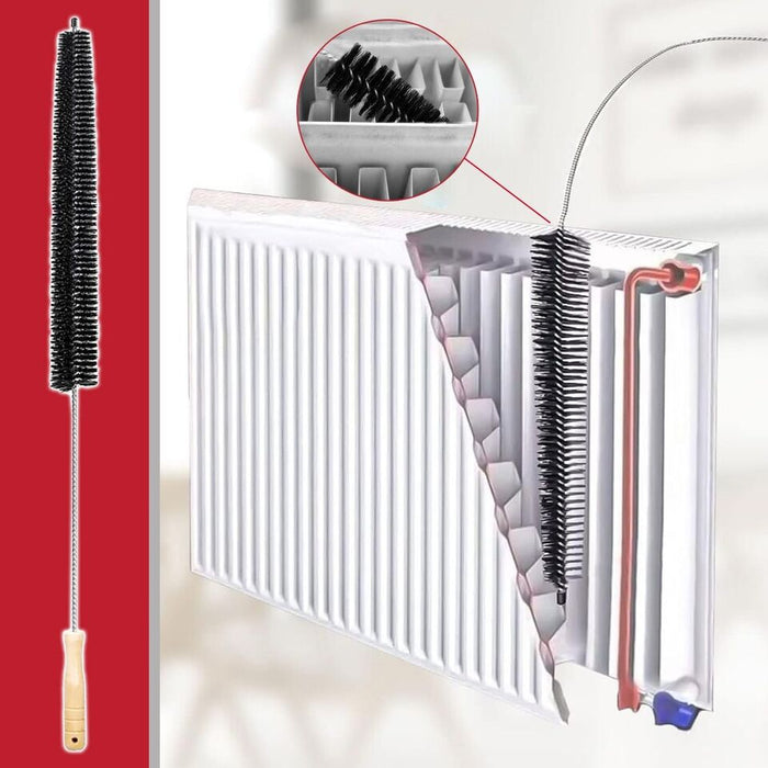 Long Reach Cleaning Brush Radiator Washing Machine Tumble Dryer Lint Dust Tool