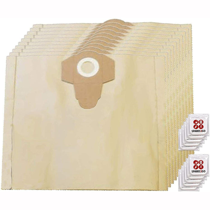 10 x Dust Bags for EINHELL Vacuum 30L 30 Litre BT-VC RT-VC TC-VC INOX (Pack of 10 + Fresheners)