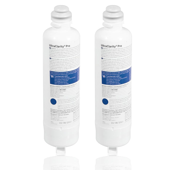 BOSCH Fridge Water Filter UltraClarity Pro Siemens Neff Gaggenau 11032518 x 2