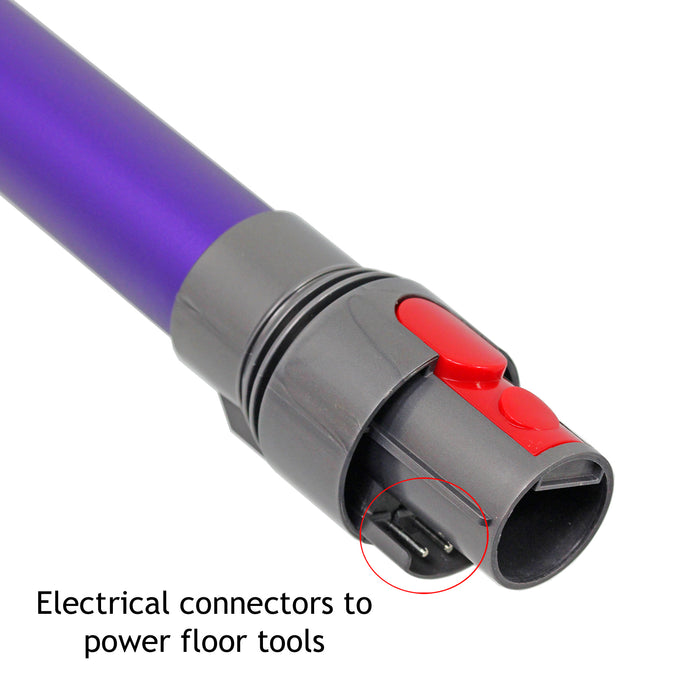 Purple Rod Wand Tube Pipe for Dyson V11 SV14 Vacuum + Wall Mount Tool Holder Rack