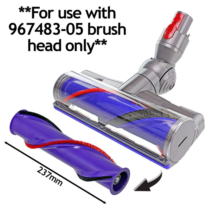 Brushroll Bar & Telescopic Extension Rod Wand Compatible with Dyson V10 V11 Cyclone Cordless Vacuum Cleaner