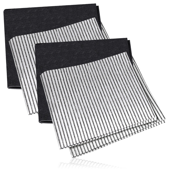 Universal Cooker Hood Carbon Grease Filter Kit for Kitchen Extractor Fan Vent (4 x Grease + 2 x Carbon Filters)