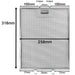 Cooke & Lewis B&Q Cata Cooker Hood Vent Filter Aluminium metal mesh