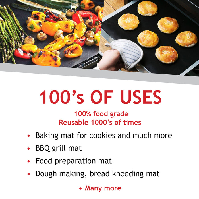 Universal Teflon Oven Cooker Liner Non Stick Heavy Duty Lining (Pack of 10)