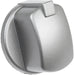 Control Knob Switch Button for HOTPOINT CIM53KCAIXGB Cooker Oven Pack of 2 (Silver/INOX)