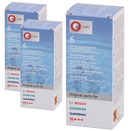Genuine BOSCH Descaler Tablets For Starbucks Coffee Machine (3x Packs of 6)