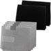 Cooker Hood Filter for LEISURE Vent Extractor Fan Carbon + Grease Filters Kit (4 x Grease + 2 x Carbon Filters)