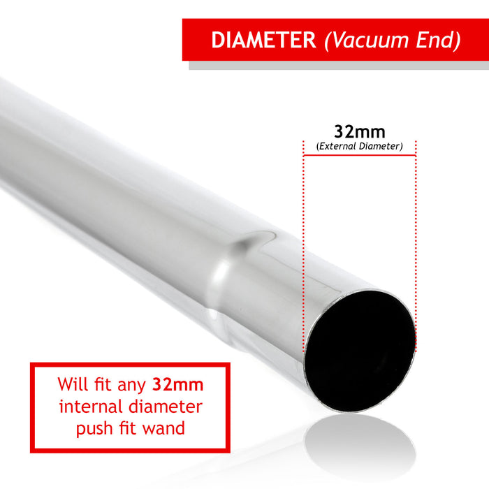 Adjustable Telescopic Pipe for ZANUSSI Vacuum Cleaner Rod (32mm)