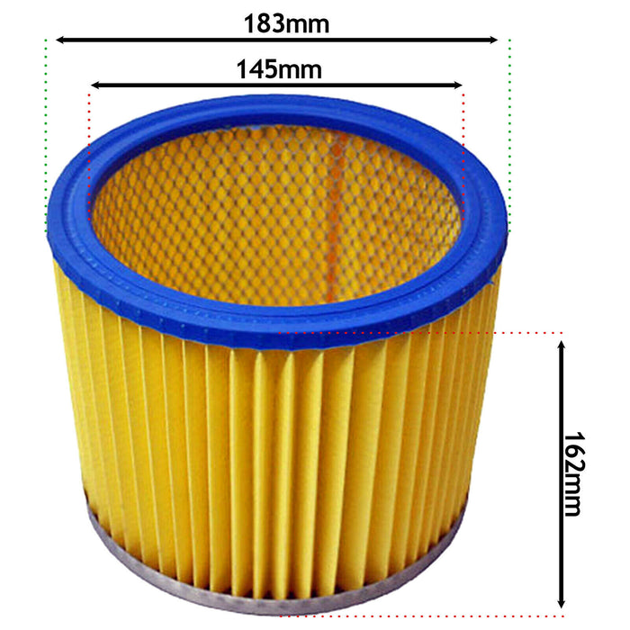 Filter Cartridge compatible with GOBLIN Aquavac Wet & Dry Vacuum Cleaner