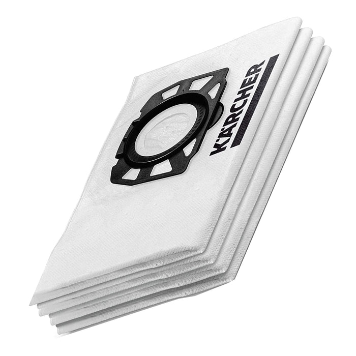 KARCHER Bags WD 3 SE 4001 Fleece Filter Vacuum Dust Bag KFI 357 Pack of 4 2.863-314.0 28633140