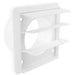 External gravity grill with 3 flaps