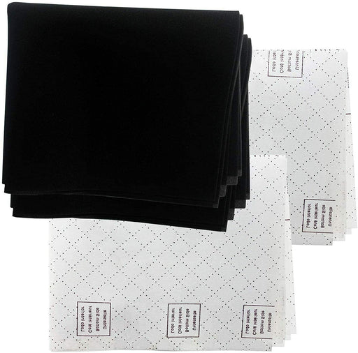UNIVERSAL Cooker Hood Filter Kit for Recirculating Kitchen Extractor Vent Fan (2 x Grease + 1 x Carbon Filters + 5 Fresheners)