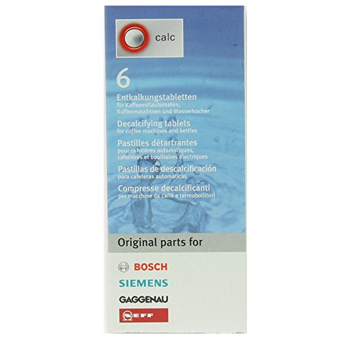 Genuine BOSCH Descaler Tablets for Philips Coffee Machine & Kettle (3 x Pack of 6)