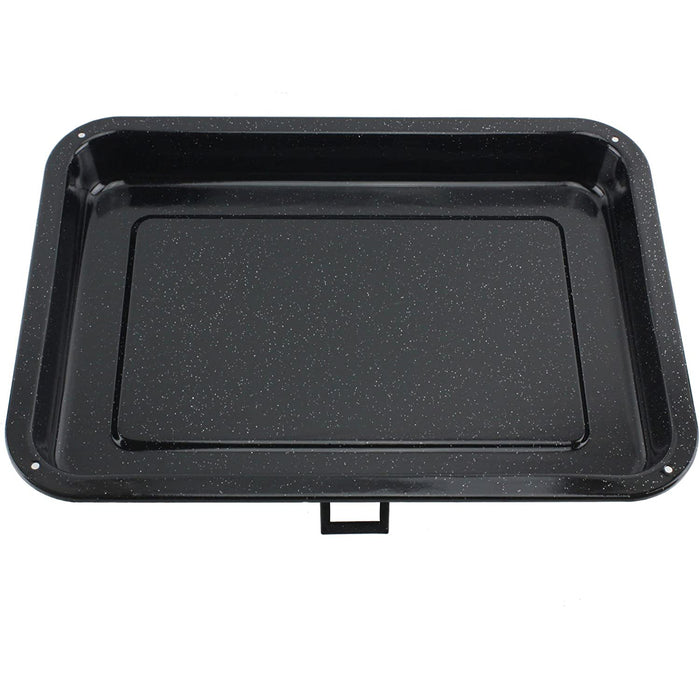 Small Grill Pan with Rack and Detachable Handle + Adjustable Grill Shelf for LAMONA Oven Cooker