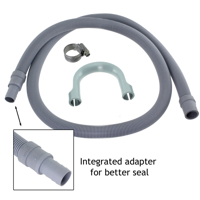 Universal Drain Hose Washing Machine / Dishwasher Extension Kit (1.5m, 18mm / 22mm)
