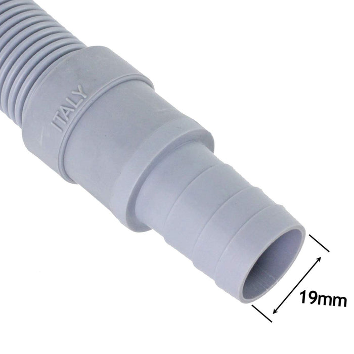 Water Fill Pipe & Drain Hose Extension Kit for Miele Washing Machine Dishwasher (2.5m, 18mm / 22mm)