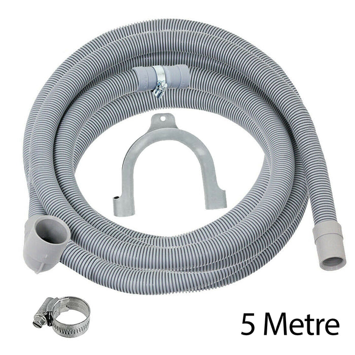 Fill Hose + Drain Hose Extension Set for RUSSELL HOBBS SAMSUNG SANDSTROM Washing Machine & Dishwasher 5m + 5m (+ PTFE Tape)