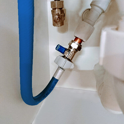 5m Cold Water Fill Hose for PANASONIC IKEA LG Dishwasher & Washing Machine (Extra Long 5 metres, Blue)