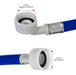 Universal 5m Cold Water Fill Hose for Dishwasher & Washing Machine (Extra Long 5 metres, Blue)