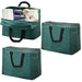 Baby Changing Nappy Accessories Bedding Clothes Zipped Storage Bag (Pack of 3, Green, 75L)