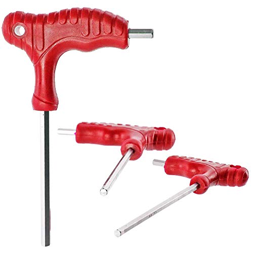 T Handle Imperial SAE + Metric Hex Allen Key CR-V Screwdriver Set.