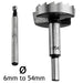 16 Piece Forstner Complete 6mm - 54mm Drill Bit Tool Set.