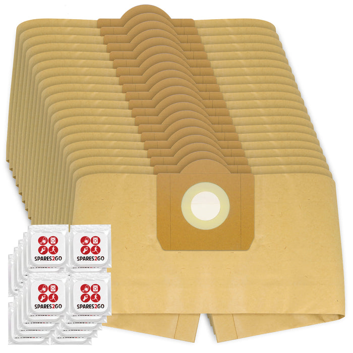 Vacuum Cleaner Dust Bags for Nilfisk Aero Silent (Pack of 20 + Freshener Tabs)