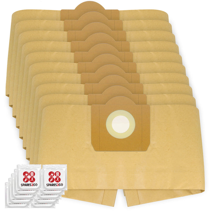 Vacuum Cleaner Dust Bags for Argos Proaction VM1220P (Pack of 10 + Freshener Tabs)