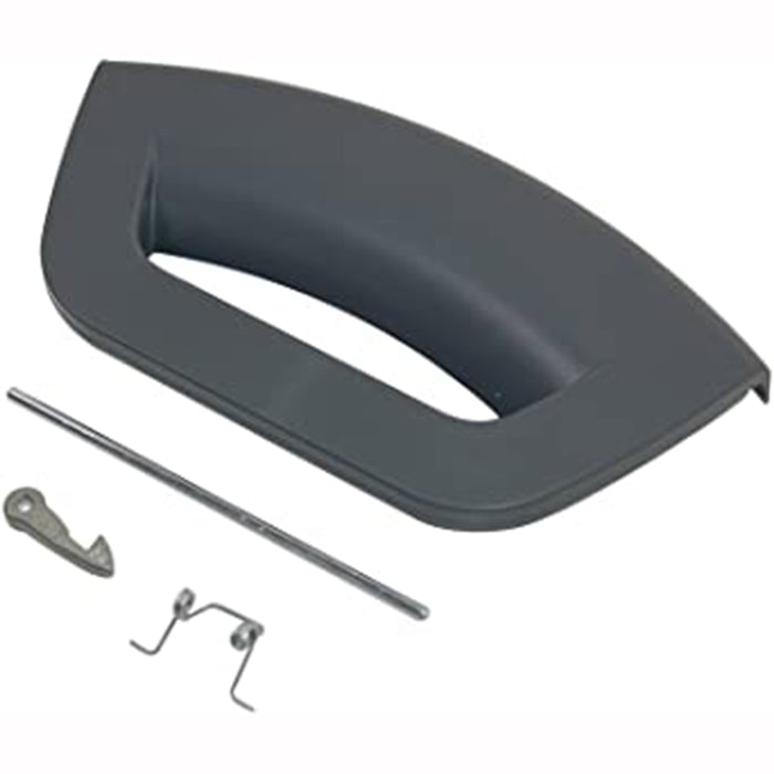 SPARES2GO Graphite Door Handle Kit for Hotpoint Futura Washing Machine