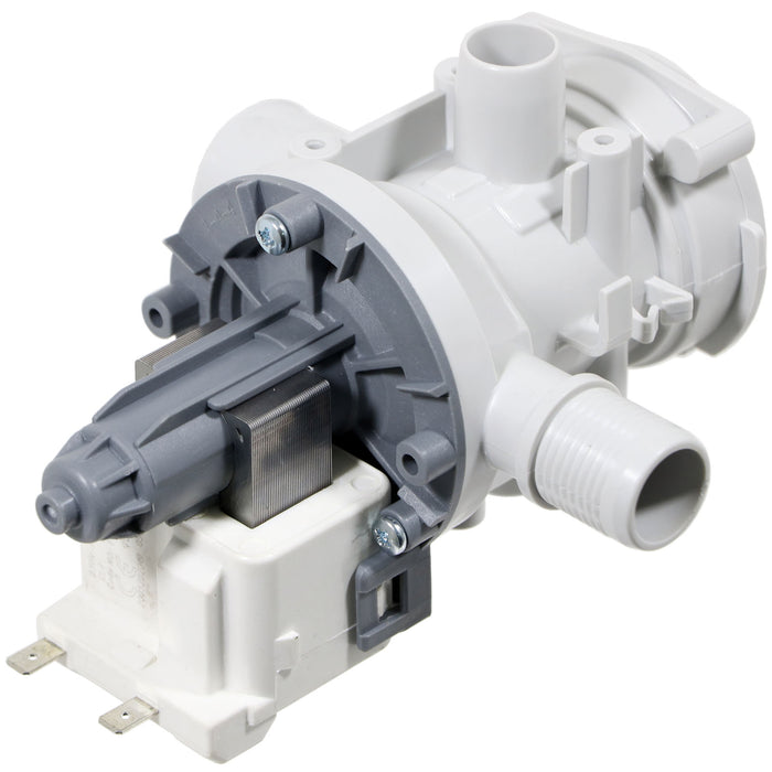 Drain Pump + Filter compatible with CURRYS ESSENTIALS Washing Machine C100WM10, C510WM11, C510WMS13