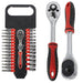 Mechanics Stubby Ratchet, Sockets & Bit Tool Kit (27 Piece)