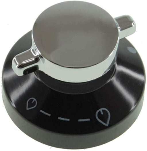 Gas Flame Control Knob for NEW WORLD Ovens & Cookers (Silver / Black)