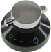 Gas Flame Control Knob for NEW WORLD Ovens & Cookers (Silver / Black)