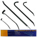 5 Piece Crowbar, Long Wrecking Rod & Flat Pry - Crow Bar Set.