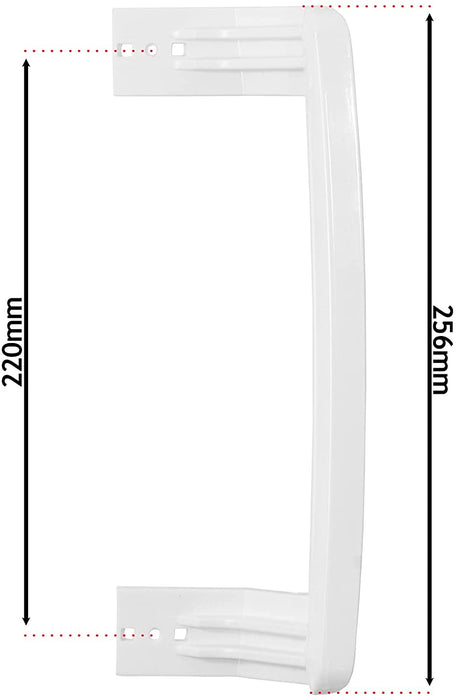 Fridge Door Handle for BEKO Refrigerator Freezer Grab Bar White