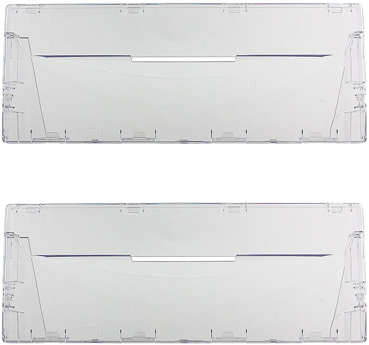Plastic Drawer Flap Front Handle for Indesit  Fridge Freezer Pack of 2