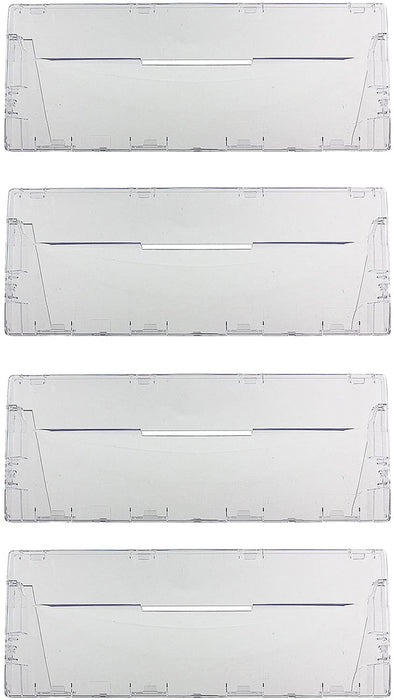 Plastic Drawer Flap Front Handle for INDESIT Fridge Freezer (Pack of 4)