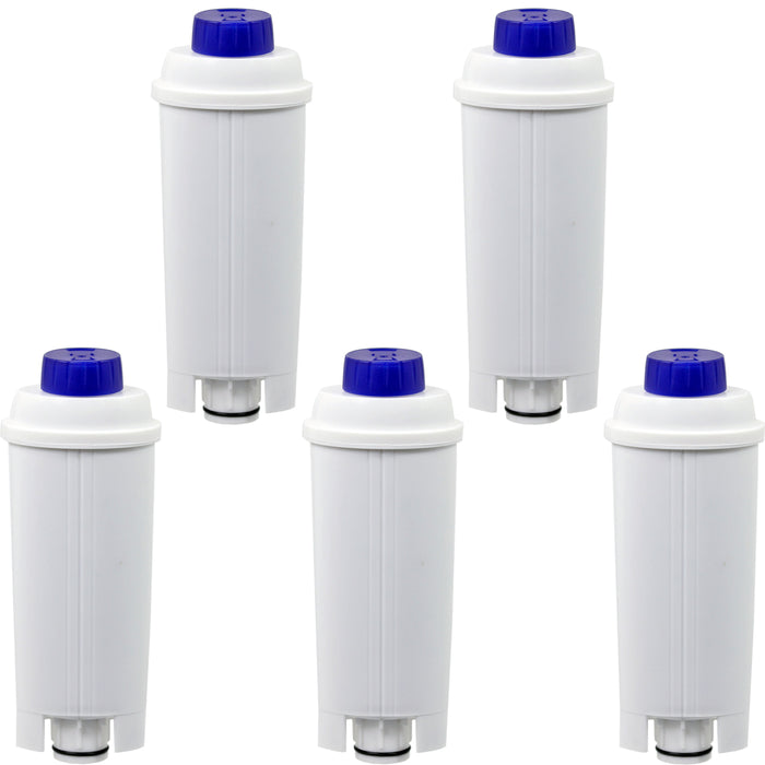 Water Filter for DELONGHI Coffee Machine DLS C002 SER3017 EAM4300 EC680 EC685 EC820 EC850 EC860 (Pack of 5)