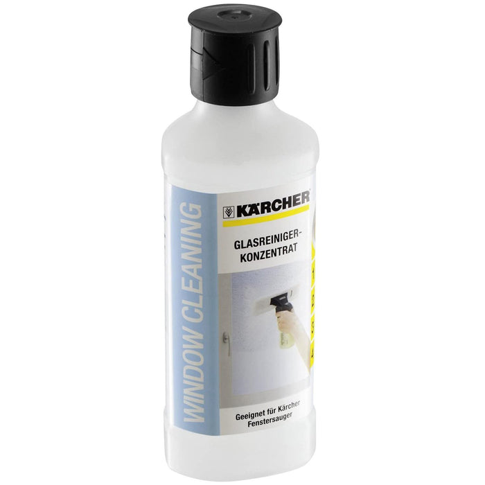 Cloth Pads + Cleaning Fluid for KARCHER Window Vac Vacuum - 6 x Pads + 500ml