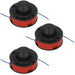 Line & Spool 8m for B&Q Strimmer Trimmer (Pack of 3)