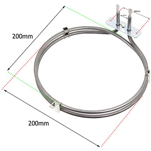 Fan Oven Element compatible with Lamona further measurements 