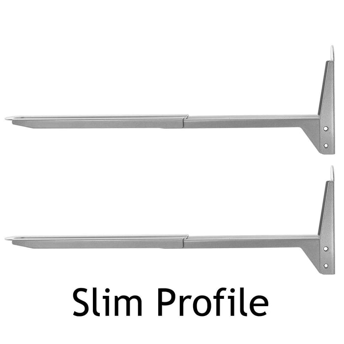 Silver Wall Mount Brackets for Breville Microwave x 2